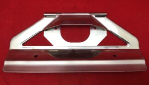 License Plate Bracket, Stainless, New.