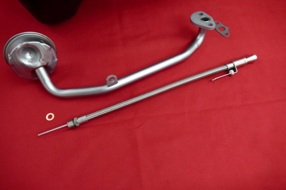Bronco 289 / 302 Replacement Oil Pan Kit With Pickup Tube And Dipstick.