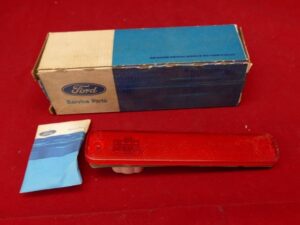 NOS Marker Light Lens, Rear Red. With Gasket, 1973-1979 Ford Truck 1978-1979 Bronco. D3TZ-15A201-B