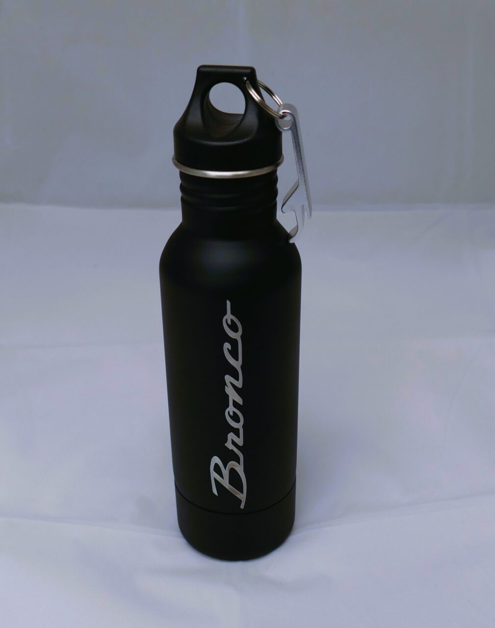 Ford Bronco Bottle Keeper With Bottle Opener - Black
